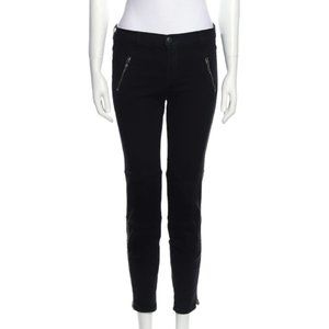 J Brand Mid-Rise Black Skinny Leg Jeans